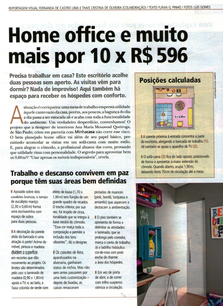 Revista Minha Casa, Materia Pag 2