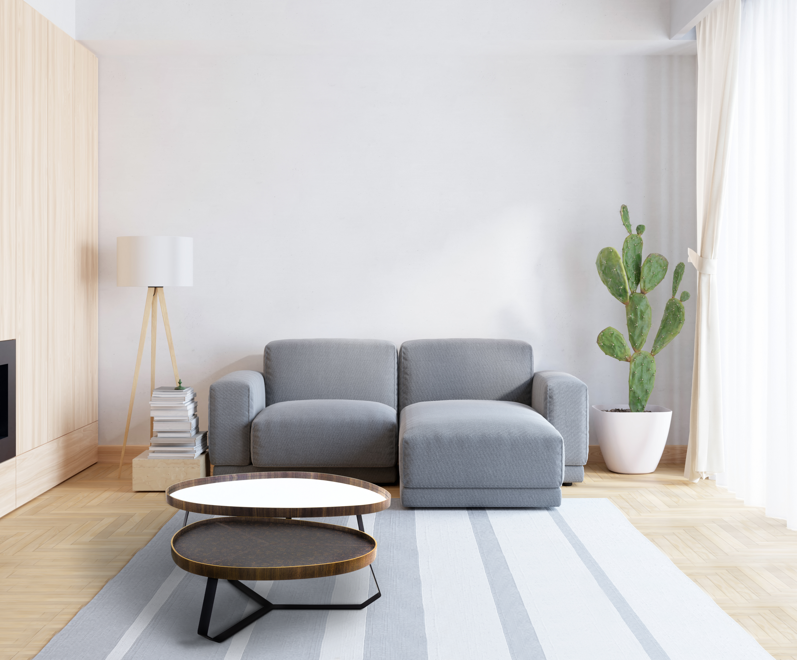 Sofá com Mesa de Centro