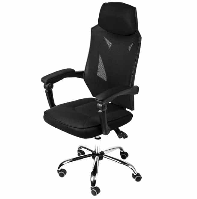 cadeira office gamer alpha cor preta com base syncron president