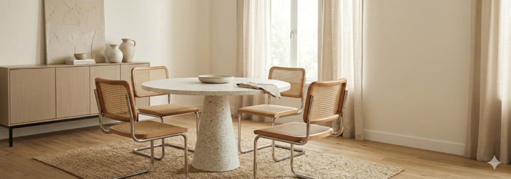 Mesa Granilite com Cadeira Cesca